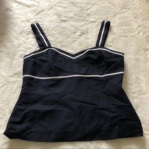 Ann Taylor Loft Navy Tank